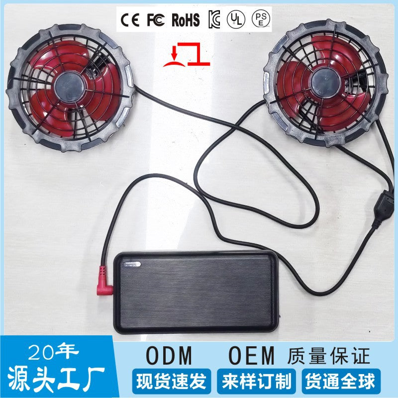 Summer Air-Conditioned Clothing Fan Clothing Sleeveless Cooling Refrigeration Sleeveless Outdoor Sports Sun Protection Vest USB Work Clothes