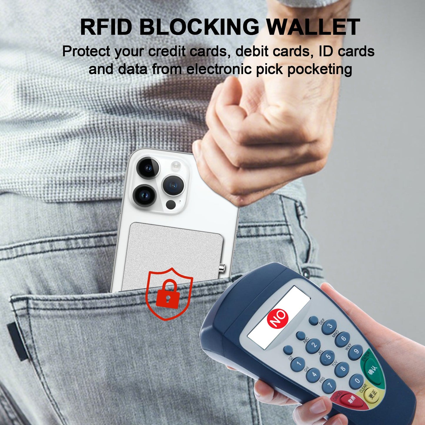 RFIDブロックウォレット ミニマリスト スリムカードホルダー MagSafe対応 調節可能スタンド付き メタルポップアップ磁気ウォレット メンズ TOYFID