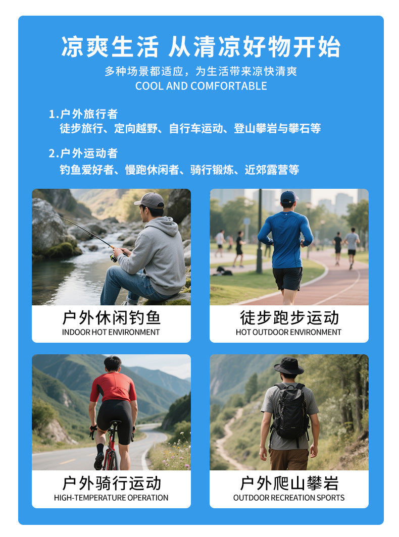 New Fan Sun Protection Clothing, Heatstroke Prevention Outdoor Work Clothes, Refrigeration Fishing Clothing for Men and Women with Fans to Cool down