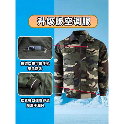 工場直販クロスボーダー卸売独占、ファン付き空調服25選 屋外作業用空調服