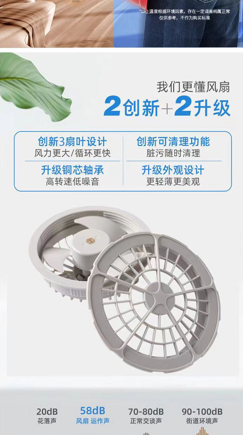 Fan Clothing, Summer Variety of Air-Conditioned Clothing, Technology, Large Fan Cooling, Construction Site Fishing Vest for Men, Exclusively for Cross-Border Use