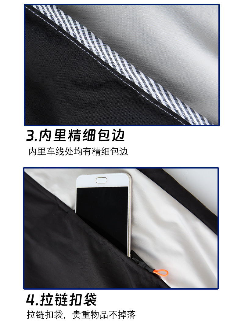 Summer New Three-Hole Fan Air-Conditioning Clothing Outdoor Cooling Sun Protection Hooded Shirt Stand Collar Jacket Work Clothes