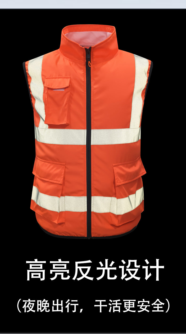 Fan Clothing, Summer Variety of Air-Conditioned Clothing, Technology, Large Fan Cooling, Construction Site Fishing Vest for Men, Exclusively for Cross-Border Use