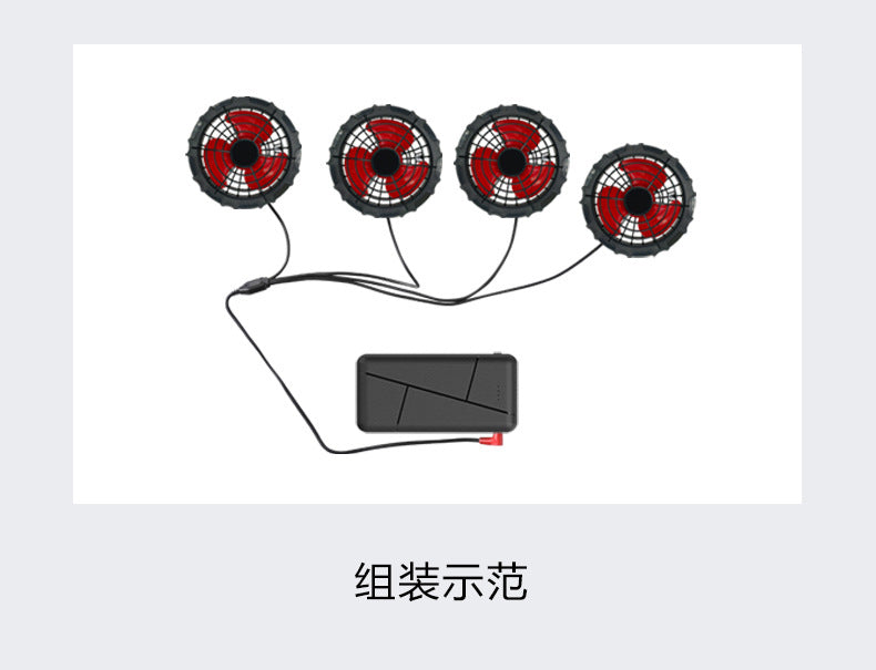 Summer Air-Conditioned Clothing for Outdoor Labor Protection, Cooling and Sun Protection Clothing, Hooded Fan Clothing for Men and Women, Specially Designed for Outdoor Labor Protection