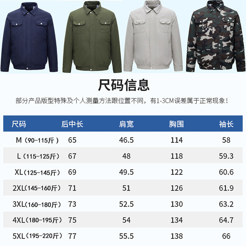 夏の空調服、ファン4基で冷却、屋外高温熱中症対策、充電式冷蔵、電気溶接作業着、防護服