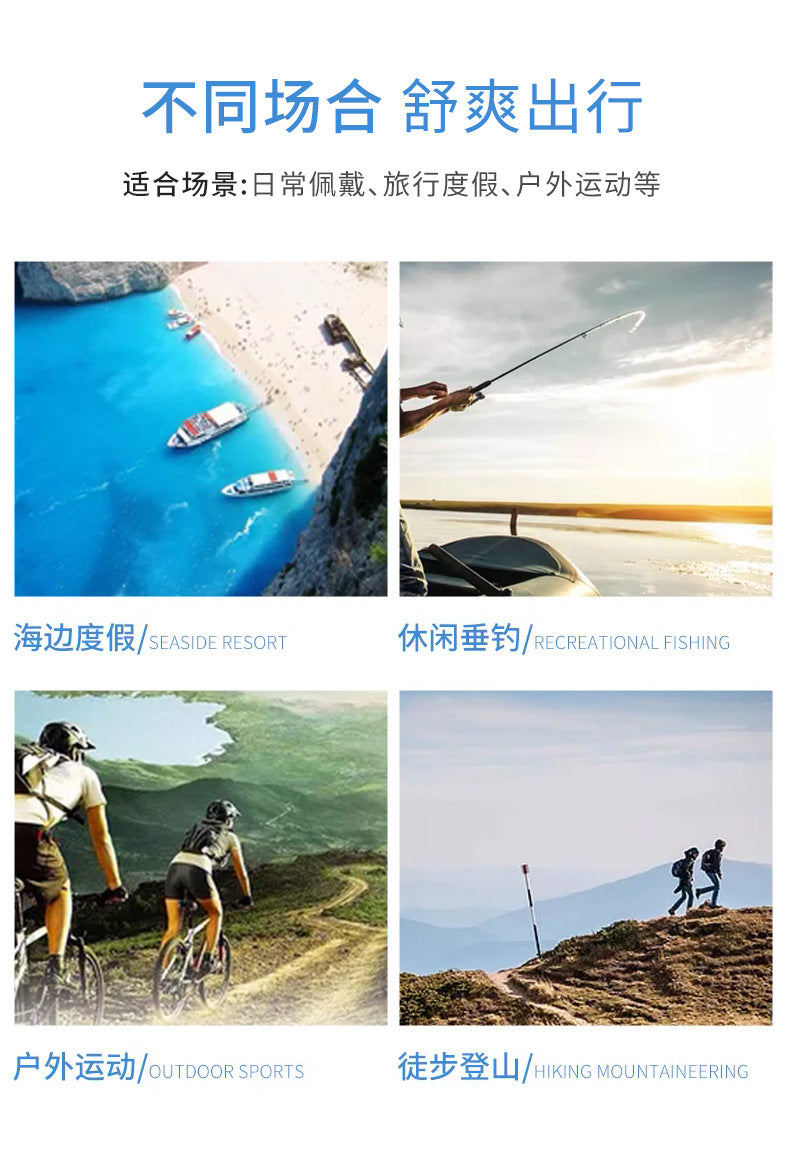New Sun Hat for Men and Women in Summer, Uv Protection, Neck Protection, Sun Protection, Solar Fan Hat, Outdoor Mountaineering Fisherman Hat