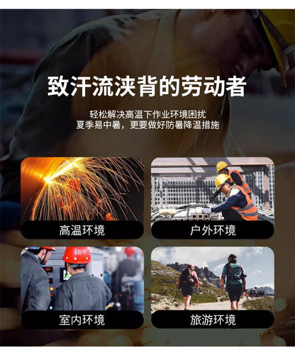 Cross-border Summer New Reflective Strip Air-conditioning Suit Jacket Clothes with Fan Safety Work Clothes Men's Service Clothes