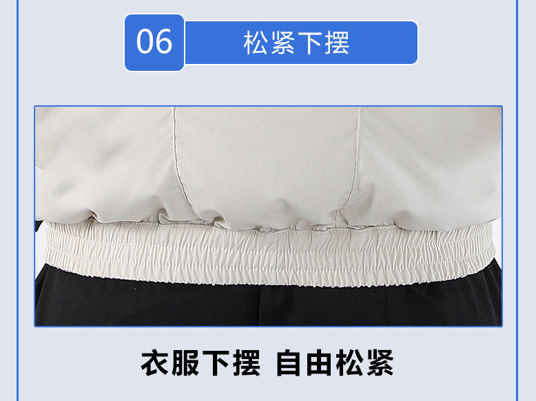 国境を越えた新しいスマート空調服ジャケット 扇風機付き 屋外作業服 労働保護 扇風機服