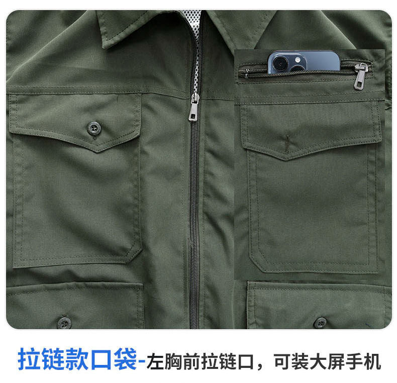 工場直販クロスボーダー卸売独占、ファン付き空調服25選 屋外作業用空調服