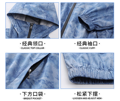 New Fan Sun Protection Clothing, Heatstroke Prevention Outdoor Work Clothes, Refrigeration Fishing Clothing for Men and Women with Fans to Cool down