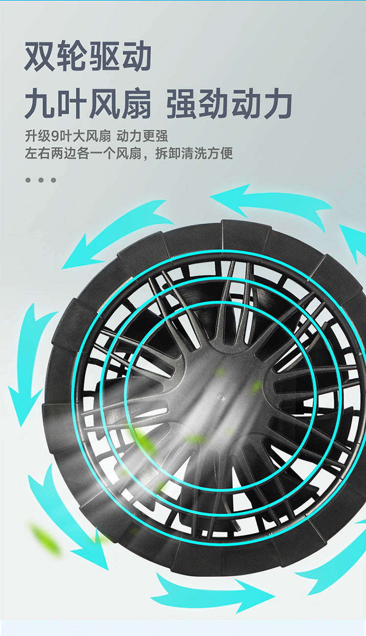 Clearance air conditioning clothing fan clothing fan camouflage clothing with fan clothing clothing source factory