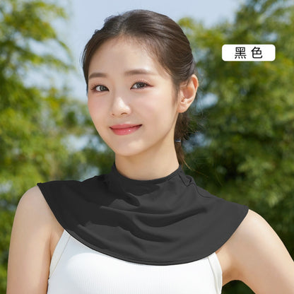 Neck Sun Protection Neck Gaiter Summer Ice Silk Scarf Uv Protection Women's Driving and Cycling Breathable Shawl Outdoor