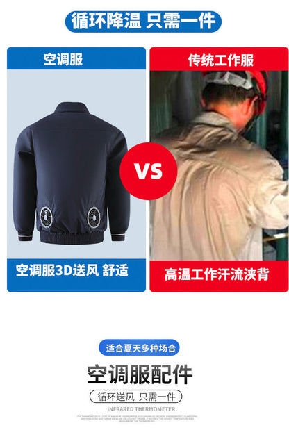 工場直販クロスボーダー卸売独占、ファン付き空調服25選 屋外作業用空調服