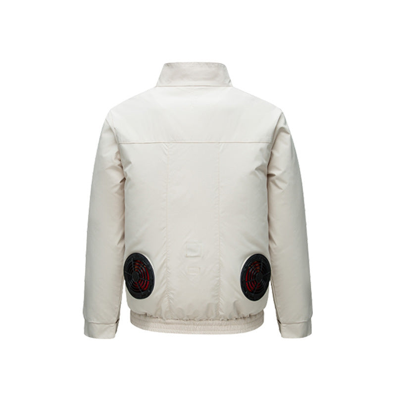 Cross-border Air-conditioning Clothing Summer Cooling Fan Clothing Men's Workers' Clothing with Fan Summer-heat Protection Electric Welding Labor Protection Work Clothes