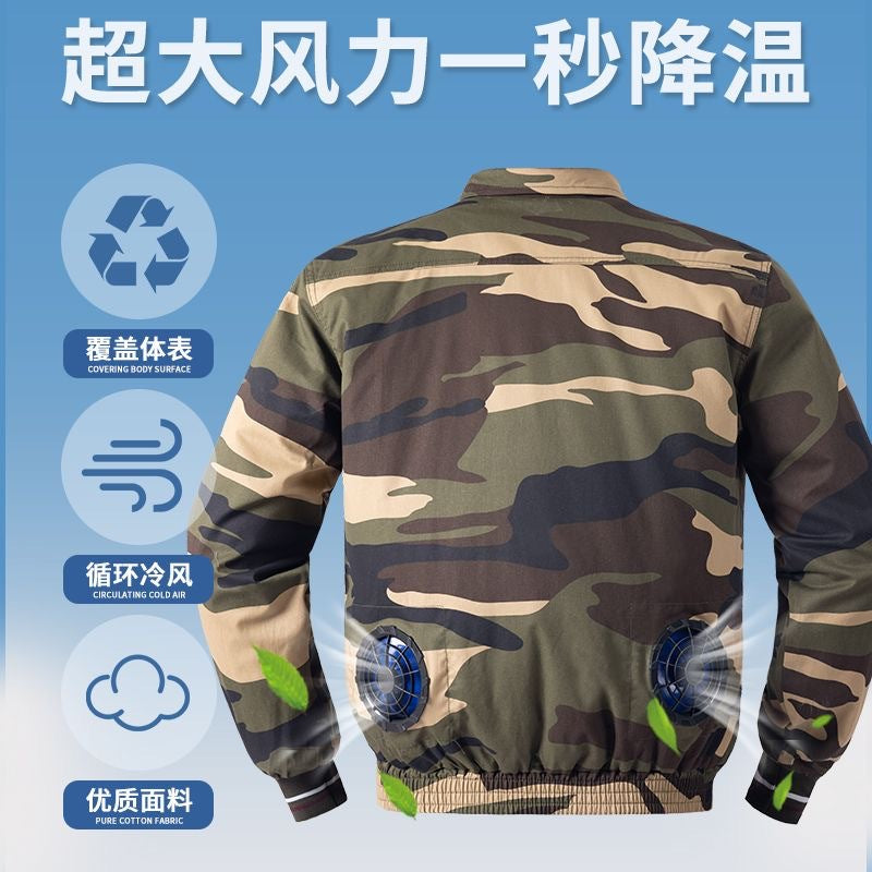 工場直販クロスボーダー卸売独占、ファン付き空調服25選 屋外作業用空調服