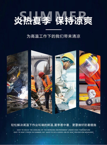 国境を越えた新しいスマート空調服ジャケット 扇風機付き 屋外作業服 労働保護 扇風機服