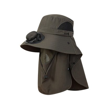 New Sun Hat for Men and Women in Summer, Uv Protection, Neck Protection, Sun Protection, Solar Fan Hat, Outdoor Mountaineering Fisherman Hat