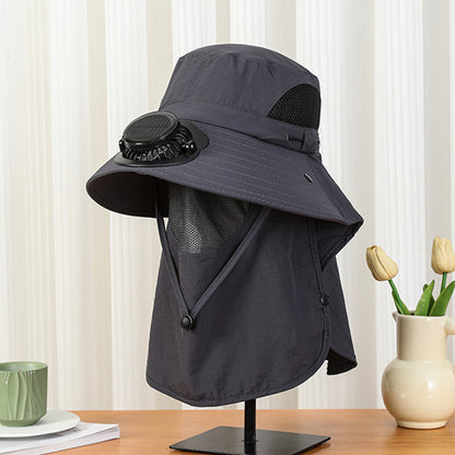 New Sun Hat for Men and Women in Summer, Uv Protection, Neck Protection, Sun Protection, Solar Fan Hat, Outdoor Mountaineering Fisherman Hat