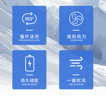 New Fan Sun Protection Clothing, Heatstroke Prevention Outdoor Work Clothes, Refrigeration Fishing Clothing for Men and Women with Fans to Cool down