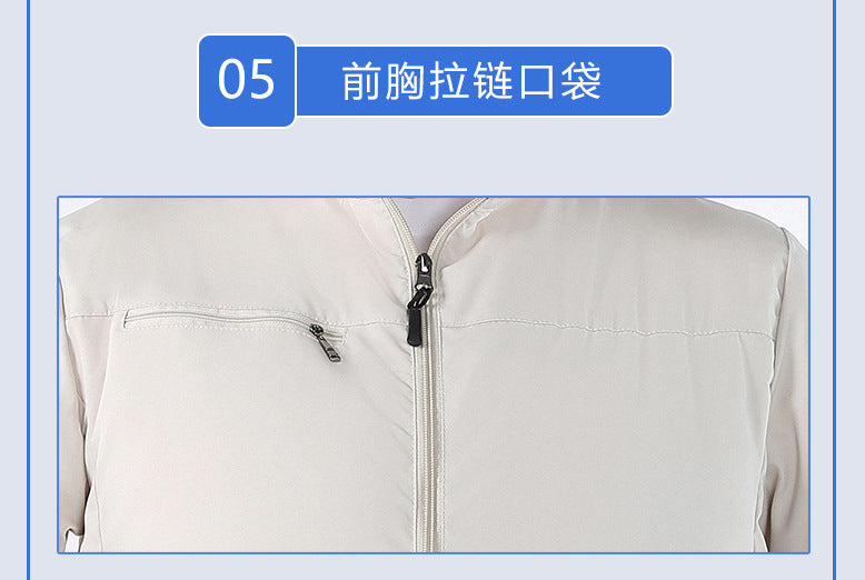 国境を越えた新しいスマート空調服ジャケット 扇風機付き 屋外作業服 労働保護 扇風機服