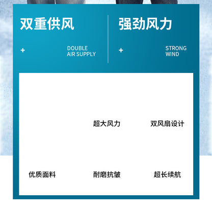 Cross-border Summer New Reflective Strip Air-conditioning Suit Jacket Clothes with Fan Safety Work Clothes Men's Service Clothes