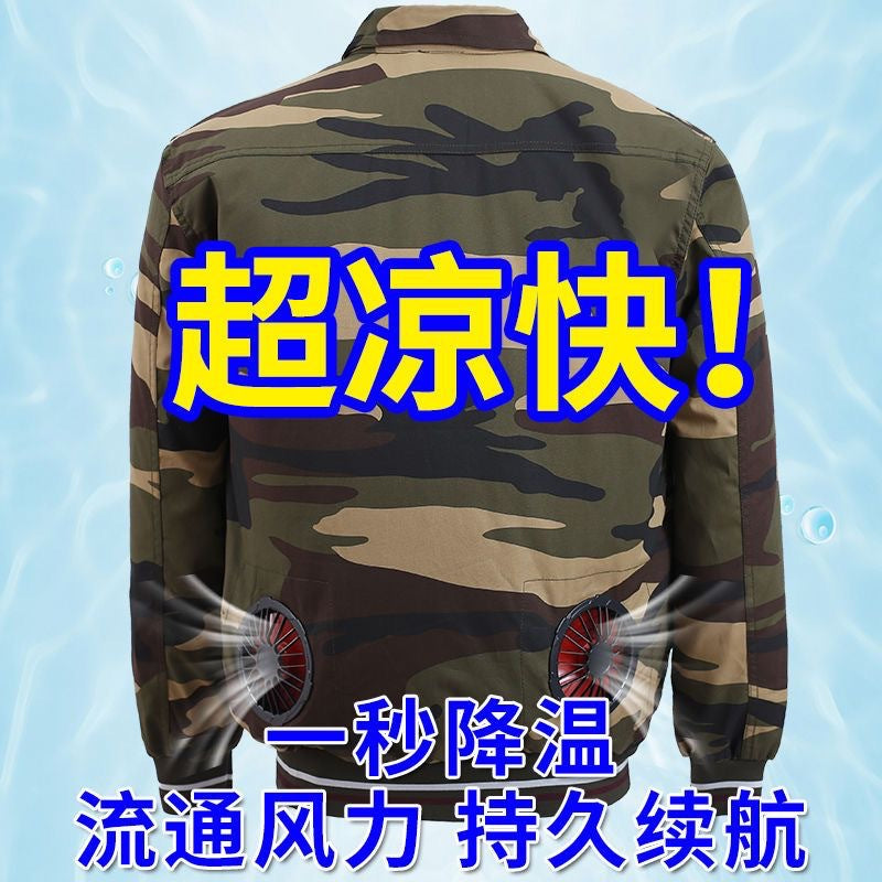 工場直販クロスボーダー卸売独占、ファン付き空調服25選 屋外作業用空調服