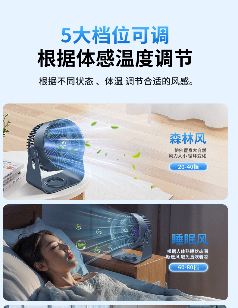 新デスクトップ扇風機 サーキュレーター 屋外ファン 大風量 タイマー リモコン デスクトップオフィス扇風機 充電式 ポータブル