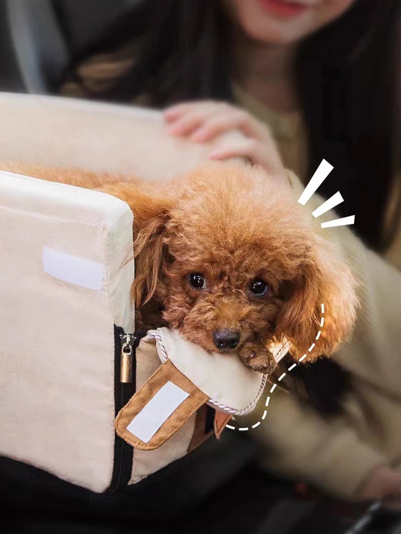 車の犬用ベッド 小型犬用バスケット ペット用温かいペット用品 猫用品 ケージ 猫用子犬ソファバスケット