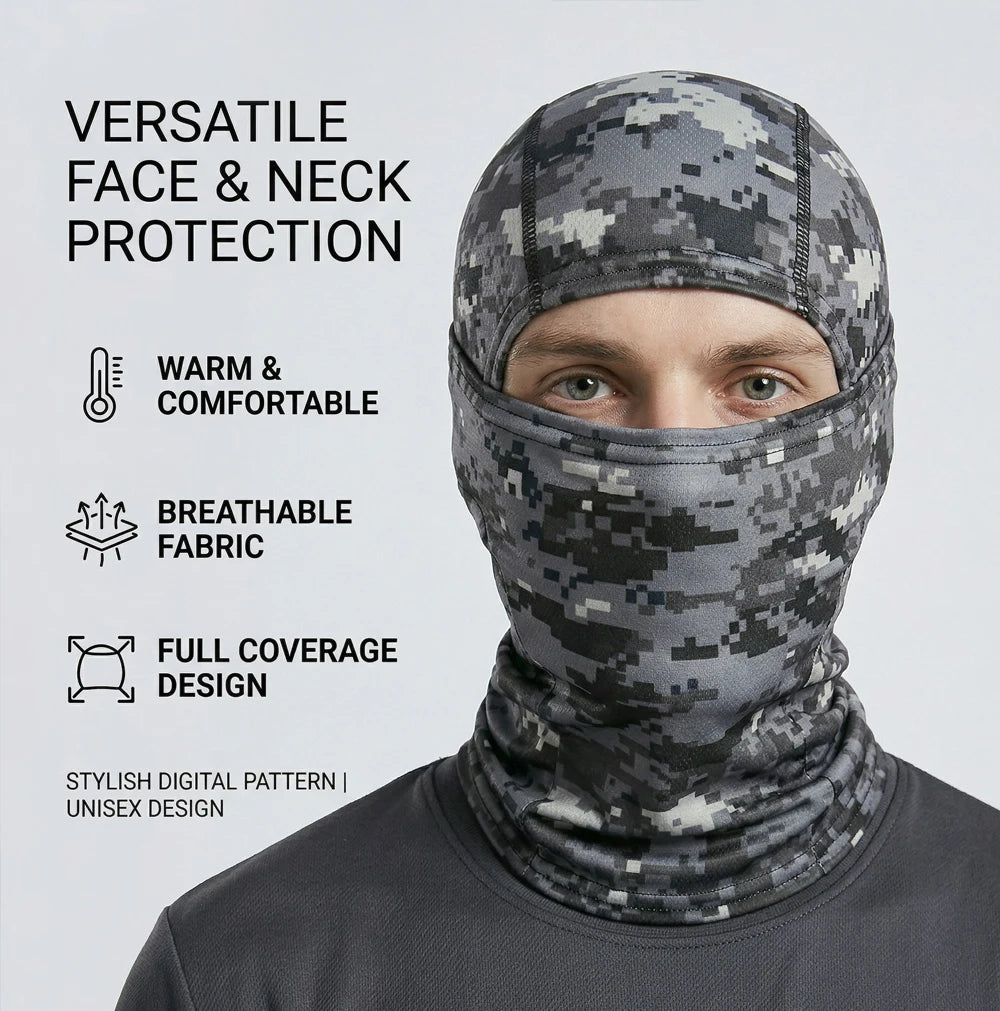 Summer Men's Women's Elastic Breathable Balaclava Hat Sunscreen Cycling Full Face Mask Scarf For Hiking Fishing Skiing