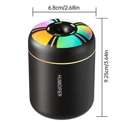 180ML Mini Air Humidifier USB Electric Aroma Diffuser Essential Oil Purifier Aromatherapy Mist Maker Lights For Car Home Bedroom