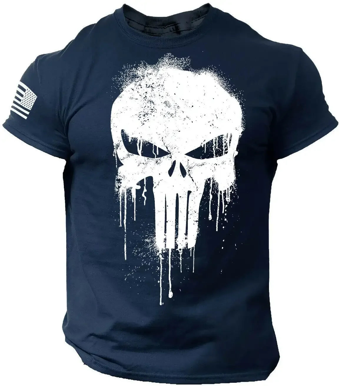 メンズTシャツ 3Dプリント 愛国的なドロップショルダー オーバーサイズ 半袖 スポーツウェア メンズ衣料 トップスカテゴリ Tシャツ