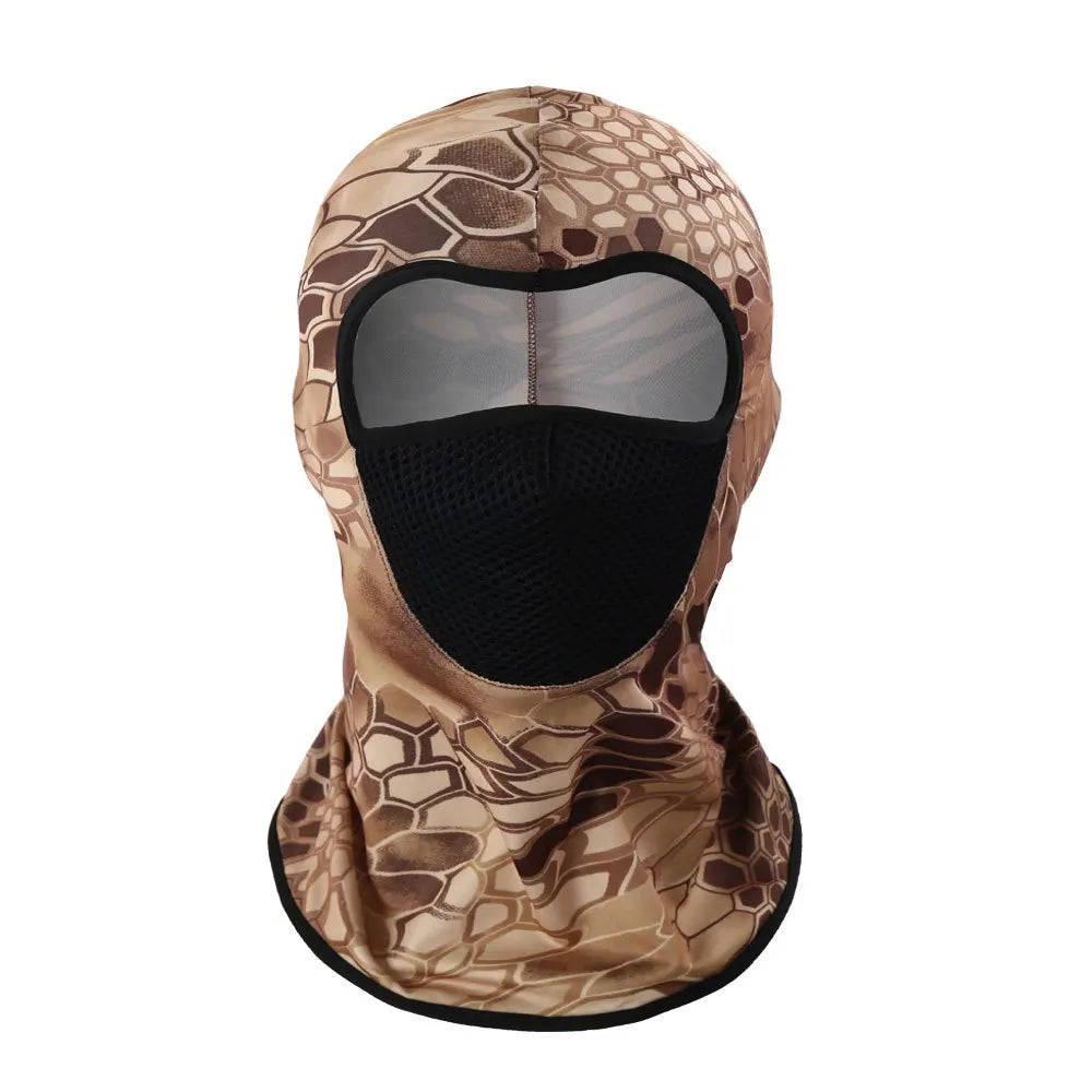 Outdoor Cycling Headband Windproof Sunscreen Face Mask Full Face Men's Motorcycle Sports Neck Protector Ice Silk Neck Cover