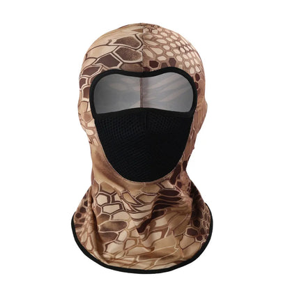 Outdoor Cycling Headband Windproof Sunscreen Face Mask Full Face Men's Motorcycle Sports Neck Protector Ice Silk Neck Cover