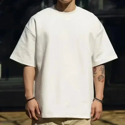 Men's T-shirt High Quality 100% Cotton Funny I‘m Thinking Printed Casual Loose Streetwear Cool Men T Shirt O-neck Male Tops Tees