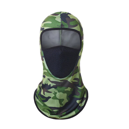 Outdoor Cycling Headband Windproof Sunscreen Face Mask Full Face Men's Motorcycle Sports Neck Protector Ice Silk Neck Cover