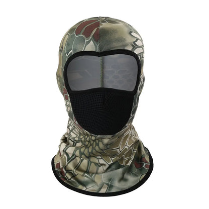 Outdoor Cycling Headband Windproof Sunscreen Face Mask Full Face Men's Motorcycle Sports Neck Protector Ice Silk Neck Cover