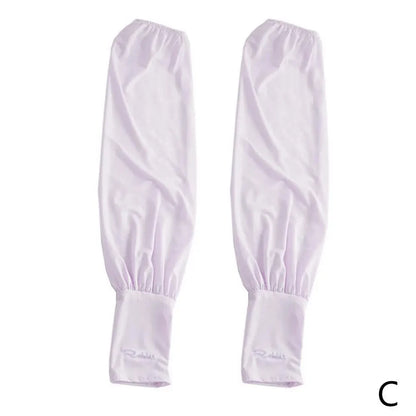 Summer Loose Sunscreen Driving Ice Silk Sleeve Female Long Length UV Protection Arm Arm Glove Sleeves Super Soft Breathable
