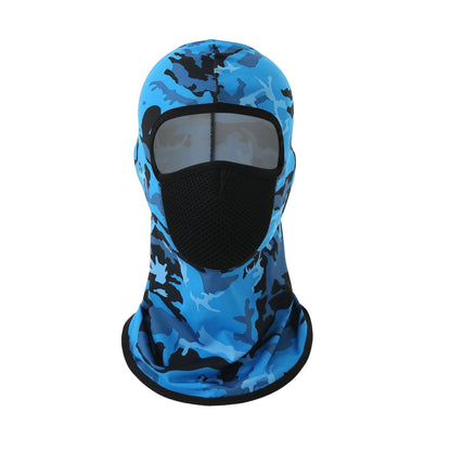 Outdoor Cycling Headband Windproof Sunscreen Face Mask Full Face Men's Motorcycle Sports Neck Protector Ice Silk Neck Cover