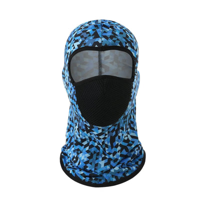 Outdoor Cycling Headband Windproof Sunscreen Face Mask Full Face Men's Motorcycle Sports Neck Protector Ice Silk Neck Cover