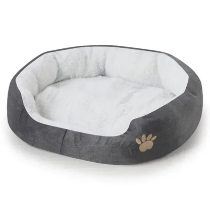 Large Dog Bed With Cashmere Warmth Sofa Lounger Plush Kennel Bed