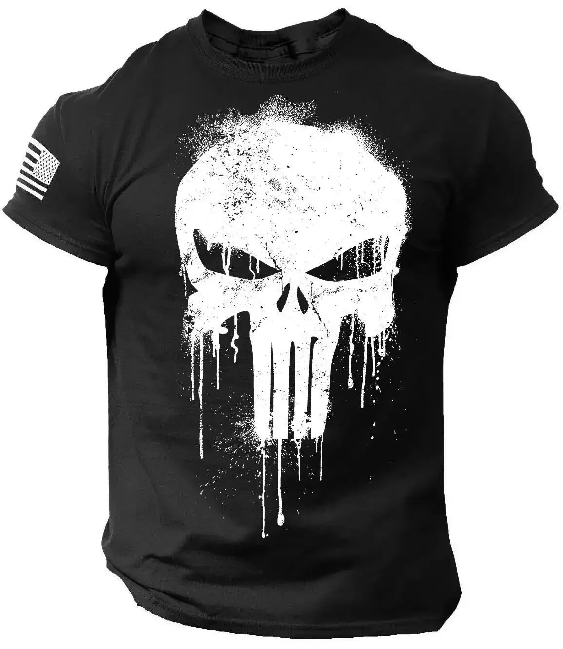 メンズTシャツ 3Dプリント 愛国的なドロップショルダー オーバーサイズ 半袖 スポーツウェア メンズ衣料 トップスカテゴリ Tシャツ