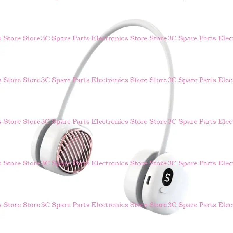 Portable Neck Fan with 5 Wind Speeds Wearable Cooling Fan Portable Hands-free Neckband Cooler for Summer Outddor