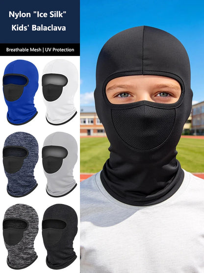 Outdoor Cycling Headband Windproof Sunscreen Face Mask Full Face Men's Motorcycle Sports Neck Protector Ice Silk Neck Cover