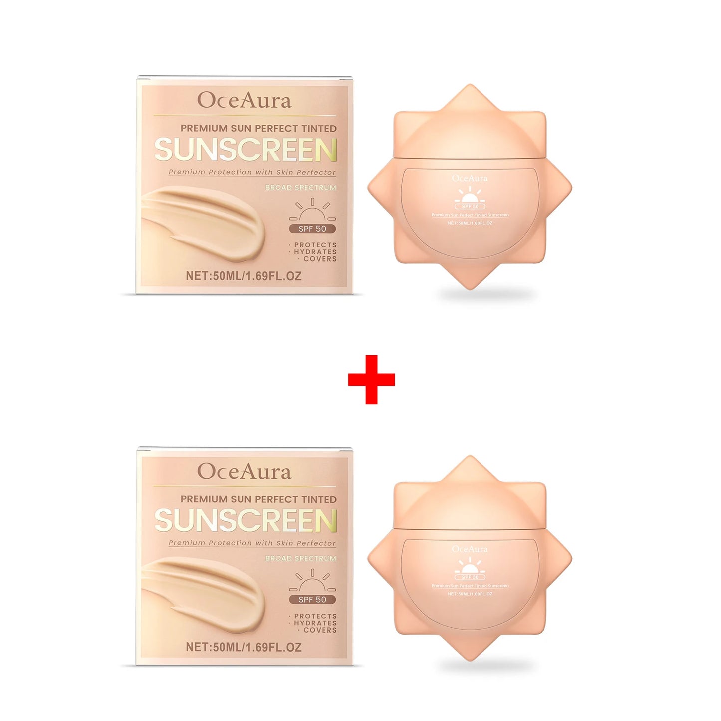 Sunscreen For Face Whole Body SPF 50+ UV Resistant Skin Protection Anti Sunburn Oil Control Moisturizing Sun Isolation Cream