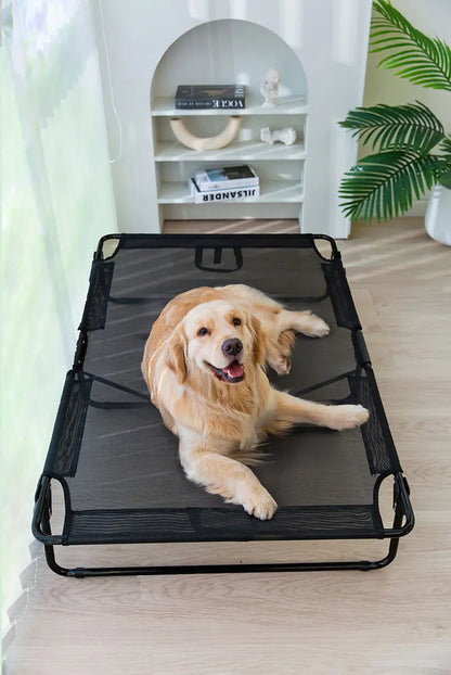 Dog Bed Breathable Dog Beds for Large Dogs Camping Sleeping Mats Kennel Anti-moisturizing Chew Proof Dogs Bed Foldable Kennel