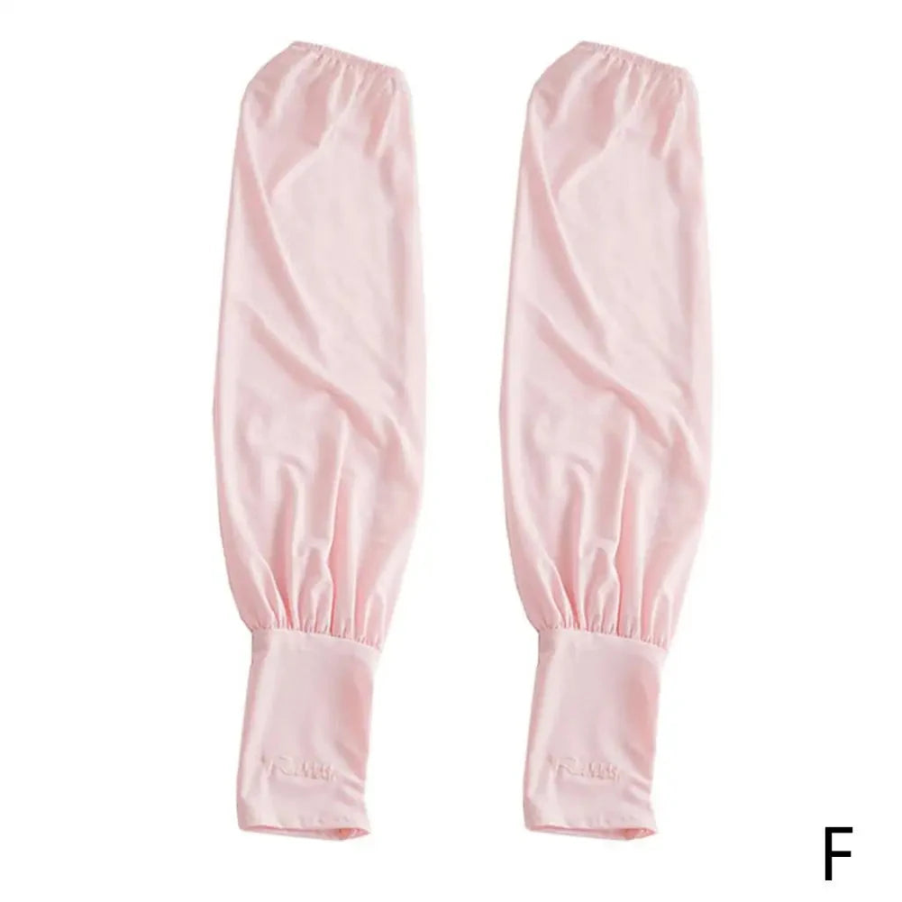 Summer Loose Sunscreen Driving Ice Silk Sleeve Female Long Length UV Protection Arm Arm Glove Sleeves Super Soft Breathable