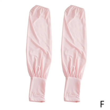 Summer Loose Sunscreen Driving Ice Silk Sleeve Female Long Length UV Protection Arm Arm Glove Sleeves Super Soft Breathable