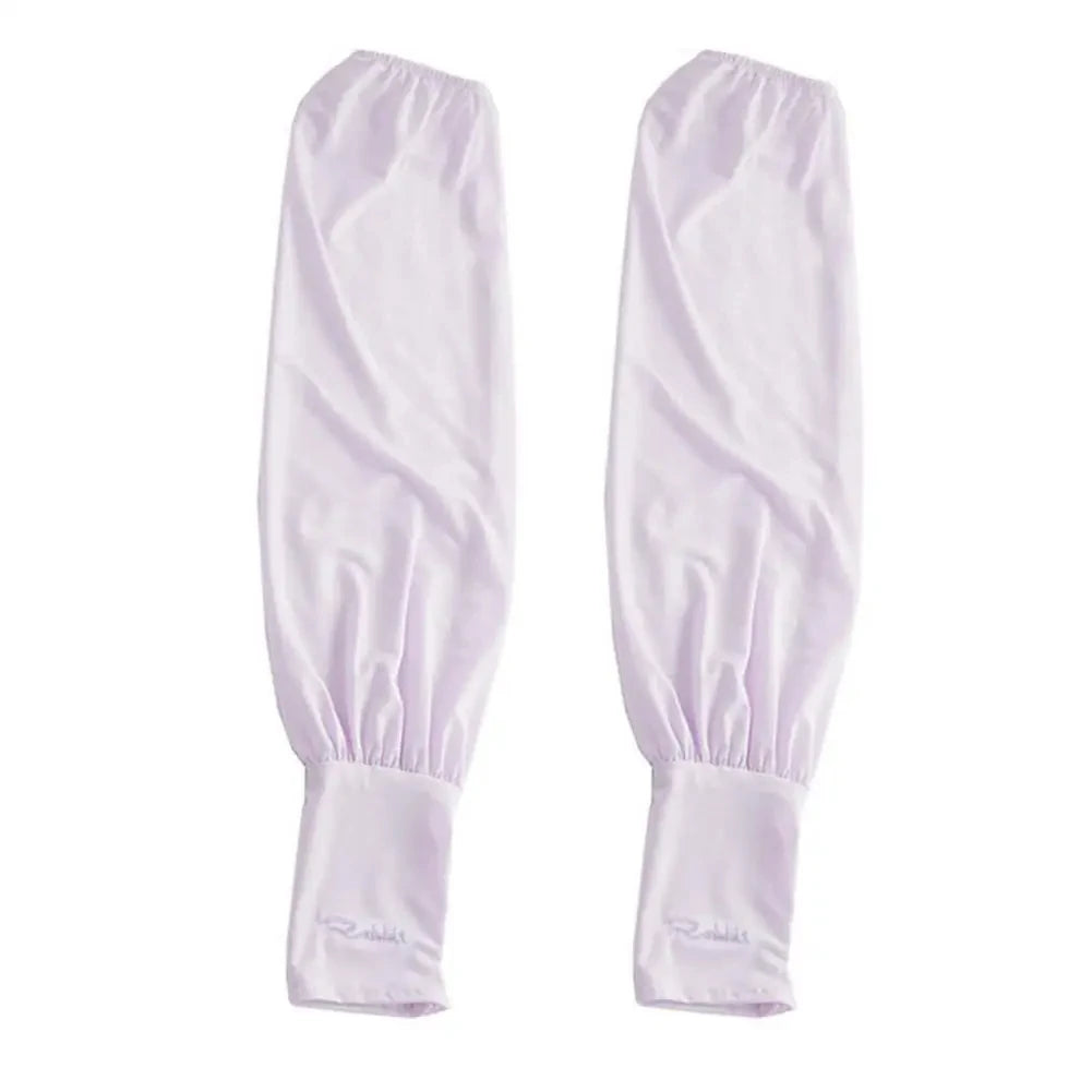 Summer Loose Sunscreen Driving Ice Silk Sleeve Female Long Length UV Protection Arm Arm Glove Sleeves Super Soft Breathable