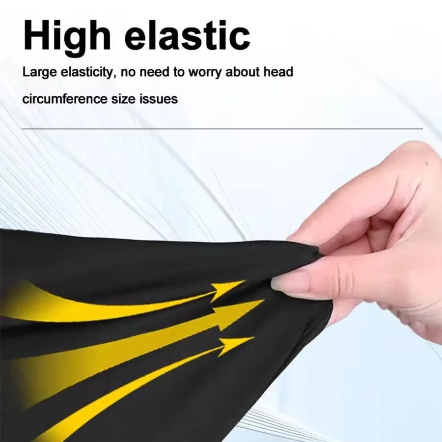Outdoor Cycling Headband Windproof Sunscreen Face Mask Full Face Men's Motorcycle Sports Neck Protector Ice Silk Neck Cover