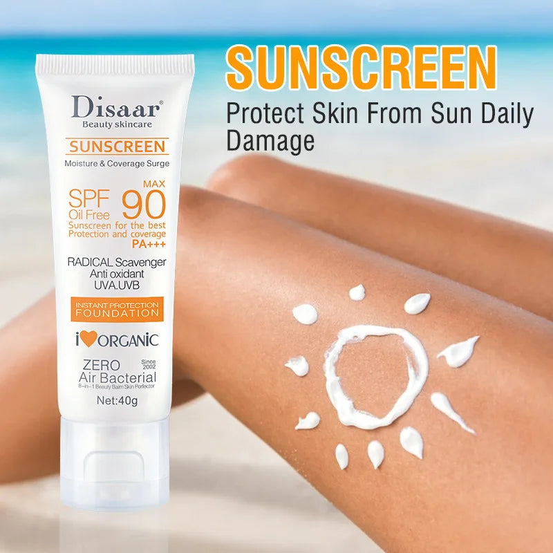 顔と体用の日焼け止め ウォータープルーフ SPF90+ UVサンクリーム 日焼け止め スキンプロテクティブクリーム アンチサン フェイシャル シーサイドプロテクションクリーム